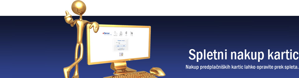 Nakup predplačniških kartic lahko opravite prek spleta.