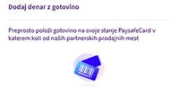 paysafe direct generiranje črtne kode
